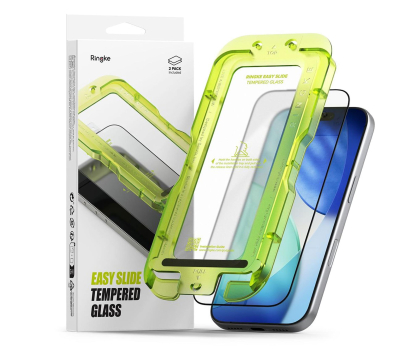 Szkło i folia ochronna Ringke Easy Slide 2-Pack do Iphone 17 Pro Black 8800328811423